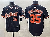 Men's Detroit Tigers #35 Justin Verlander Navy 2026 Alternate USA 250' Patch Vapor Premier Limited Stitched Jersey Dzhi,baseball caps,new era cap wholesale,wholesale hats