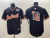 Men's Detroit Tigers Team Big Logo Navy 2026 Alternate USA 250' Patch Vapor Premier Limited Stitched Jersey Dzhi,baseball caps,new era cap wholesale,wholesale hats