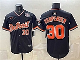 Men's Detroit Tigers #30 Kerry Carpenter Black 2026 Alternate USA 250' Patch Vapor Premier Limited Stitched Jersey Dzhi,baseball caps,new era cap wholesale,wholesale hats
