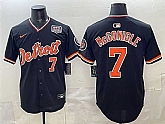 Men's Detroit Tigers #7 Kevin McGonigle Black 2026 Alternate USA 250' Patch Vapor Premier Limited Stitched Jersey Dzhi,baseball caps,new era cap wholesale,wholesale hats