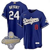 Men's Los Angeles Dodgers #24 Kobe Bryant Royal 2026 Alternate Gold Collection Stadium Stitched Jersey Dzhi,baseball caps,new era cap wholesale,wholesale hats