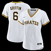 Women's Pittsburgh Pirates #6 Konnor Griffin Nike White Home Replica Jersey Dzhi,baseball caps,new era cap wholesale,wholesale hats