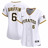 Women's Pittsburgh Pirates #6 Konnor Griffin Nike White Home Limited Jersey Dzhi,baseball caps,new era cap wholesale,wholesale hats