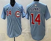 Men's Chicago Cubs #14 Ernie Banks Baby Blue Limited Jersey,baseball caps,new era cap wholesale,wholesale hats