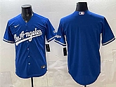 Men's Los Angeles Dodgers Blank Royal Alternate Stadium Stitched Jersey,baseball caps,new era cap wholesale,wholesale hats