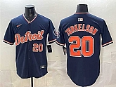 Men's Detroit Tigers #20 Spencer Torkelson Navy 2026 Alternate Vapor Premier Limited Stitched Jersey,baseball caps,new era cap wholesale,wholesale hats