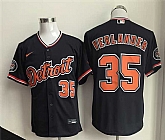 Men's Detroit Tigers #35 Justin Verlander Black 2026 Cool Base Stitched Jersey,baseball caps,new era cap wholesale,wholesale hats