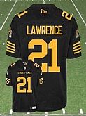 CFL Hamilton Tiger-Cats #21 LAWRENCE Black Crested Home Replica Jersey,baseball caps,new era cap wholesale,wholesale hats