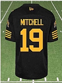 CFL Hamilton Tiger-Cats #19 MITCHELL Black Crested Home Replica Jersey,baseball caps,new era cap wholesale,wholesale hats