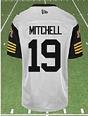 CFL Hamilton Tiger-Cats #19 MITCHELL Crested Away White Jersey,baseball caps,new era cap wholesale,wholesale hats
