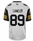 CFL Hamilton Tiger-Cats #89 LAWLER Crested Away White Jersey,baseball caps,new era cap wholesale,wholesale hats