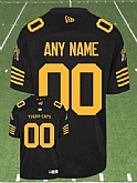 CFL Hamilton Tiger-Cats Custom Black Crested Home Replica Jersey,baseball caps,new era cap wholesale,wholesale hats