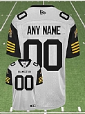 CFL Hamilton Tiger-Cats Custom Crested Away White Jersey,baseball caps,new era cap wholesale,wholesale hats