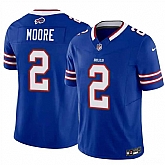 Men's Buffalo Bills #2 D.J. Moore Blue 2026 F.U.S.E. Vapor Untouchable Limited Stitched Jersey Dzhi,baseball caps,new era cap wholesale,wholesale hats