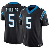 Men's Carolina Panthers #5 Jaelan Phillips Black 2025 F.U.S.E. Vapor Limited Stitched Jersey Dzhi,baseball caps,new era cap wholesale,wholesale hats