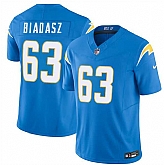 Men's Los Angeles Chargers #63 Tyler Biadasz Blue 2026 F.U.S.E. Vapor Limited Stitched Jersey Dzhi,baseball caps,new era cap wholesale,wholesale hats