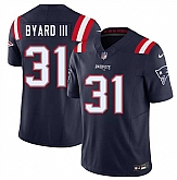 Men's New England Patriots #31 Kevin Byard III Navy 2026 F.U.S.E. Vapor Limited Stitched Jersey Dzhi,baseball caps,new era cap wholesale,wholesale hats
