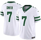 Men's New York Jets #7 Geno Smith White 2025 F.U.S.E. Vapor Untouchable Limited Stitched Jersey Dzhi,baseball caps,new era cap wholesale,wholesale hats