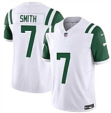 Men's New York Jets #7 Geno Smith White 2025 F.U.S.E. Classic Alternate Vapor Untouchable Limited Stitched Jersey Dzhi,baseball caps,new era cap wholesale,wholesale hats