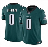 Men's Philadelphia Eagles #0 Hollywood Brown Green 2026 F.U.S.E. Vapor Untouchable Limited Stitched Jersey Dzhi,baseball caps,new era cap wholesale,wholesale hats