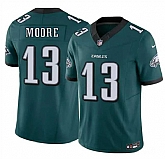 Men's Philadelphia Eagles #13 Elijah Moore Green 2026 F.U.S.E. Vapor Untouchable Limited Stitched Jersey Dzhi,baseball caps,new era cap wholesale,wholesale hats