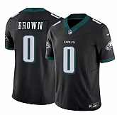 Men's Philadelphia Eagles #0 Hollywood Brown Black 2026 F.U.S.E. Vapor Untouchable Limited Stitched Jersey Dzhi,baseball caps,new era cap wholesale,wholesale hats
