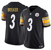 Men's Pittsburgh Steelers #3 Jaquan Brisker Black 2025 F.U.S.E. Vapor Limited Stitched Jersey Dzhi,baseball caps,new era cap wholesale,wholesale hats