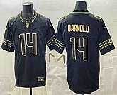 Men's Seattle Seahawks #14 Sam Darnold Limited Black Gold FUSE Vapor Jersey Dzhi,baseball caps,new era cap wholesale,wholesale hats