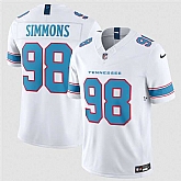 Men's Tennessee Titans #98 Cameron Ward White 2026 F.U.S.E. Vapor Limited Stitched Jersey Dzhi,baseball caps,new era cap wholesale,wholesale hats
