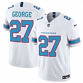 Men's Tennessee Titans #27 Eddie George White 2026 F.U.S.E. Vapor Limited Stitched Jersey Dzhi,baseball caps,new era cap wholesale,wholesale hats