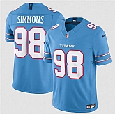 Men's Tennessee Titans #98 Jeffery Simmons Light Blue 2026 F.U.S.E. Vapor Limited Stitched Jersey Dzhi,baseball caps,new era cap wholesale,wholesale hats