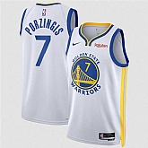 Men's Golden State Warriors #7 Kristaps Porzingis White 2026 Association Edition Swingman Stitched Jersey Dzhi,baseball caps,new era cap wholesale,wholesale hats