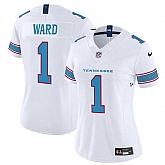 Women's Tennessee Titans #1 Cameron Ward White 2026 F.U.S.E. Vapor Limited Stitched Jersey Dzhi,baseball caps,new era cap wholesale,wholesale hats
