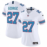 Women's Tennessee Titans #27 Eddie George White 2026 F.U.S.E. Vapor Limited Stitched Jersey Dzhi,baseball caps,new era cap wholesale,wholesale hats