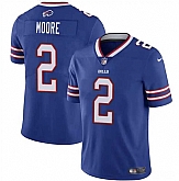 Men & Women & Youth Buffalo Bills #2 D.J. Moore Blue 2026 Vapor Untouchable Limited Stitched Jersey,baseball caps,new era cap wholesale,wholesale hats