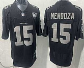 Men's Las Vegas Raiders #15 Fernando Mendoza Limited Black Fashion FUSE Vapor Jersey,baseball caps,new era cap wholesale,wholesale hats