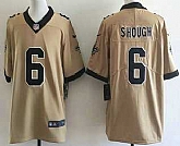 Men's New Orleans Saints #6 Tyler Shough Limited Gold Alternate Vapor Jersey,baseball caps,new era cap wholesale,wholesale hats