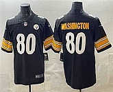 Men's Pisttburgn Steelers #80 Darnell Washington Black Vapor Untouchable Limited Stitched Jersey,baseball caps,new era cap wholesale,wholesale hats