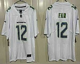 Men's Seattle Seahawks #12 Fan Limited White Fashion Vapor Jersey,baseball caps,new era cap wholesale,wholesale hats