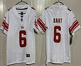 Youth New York Giants #6 Jaxson Dart Limited White Vapor Jersey,baseball caps,new era cap wholesale,wholesale hats