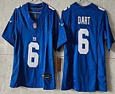 Youth New York Giants #6 Jaxson Dart Limited FUSE Blue Vapor Jersey,baseball caps,new era cap wholesale,wholesale hats