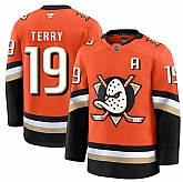 Men's Anaheim Ducks #19 Troy Terry Orange 2026 Home Stitched Jersey Dzhi,baseball caps,new era cap wholesale,wholesale hats