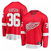 Men's Detroit Red Wings #36 John Gibson Red Home Stitched Jersey Dzhi,baseball caps,new era cap wholesale,wholesale hats