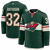 Men's Minnesota Wild #32 Filip Gustavsson Green Home Stitched Jersey Dzhi,baseball caps,new era cap wholesale,wholesale hats