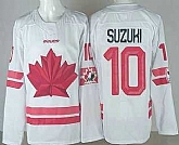 Men's Canada #10 Nick Suzuki White 2026 Olympics Stitched Jersey,baseball caps,new era cap wholesale,wholesale hats