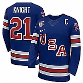 Men's USA #21 Knight Royal 2026 With C Patch Stitched Jersey Dzhi,baseball caps,new era cap wholesale,wholesale hats