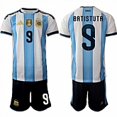 Men's Argentina #9 BATISTUTA National Team FIFA x World Cup 2026 Home White On Field Jersey,baseball caps,new era cap wholesale,wholesale hats
