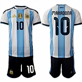Men's Argentina #10 MARADONA National Team FIFA x World Cup 2026 Home White On Field Jersey,baseball caps,new era cap wholesale,wholesale hats