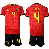 Men's Belgium #4 FAES National Team FIFA x World Cup 2026 Home Red On Field Jersey,baseball caps,new era cap wholesale,wholesale hats