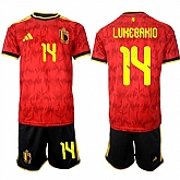 Men's Belgium National Team #14 Dodi Lukebakio Red 2026 World Cup Home Soccer Jersey Suit,baseball caps,new era cap wholesale,wholesale hats